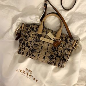 Coach Snakeskin Leather Bag